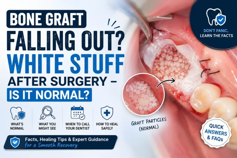 Dental Bone Graft Falling Out
