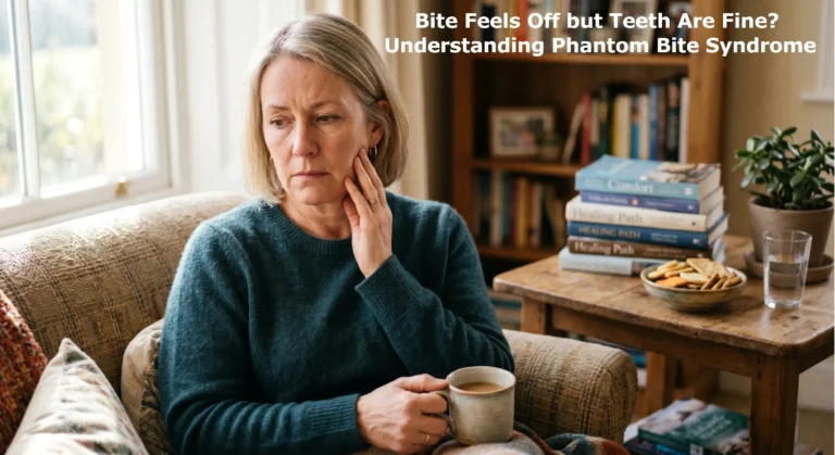 Bite Feels Off - phantom bite syndrome woman occlusal dysesthesia jaw pain