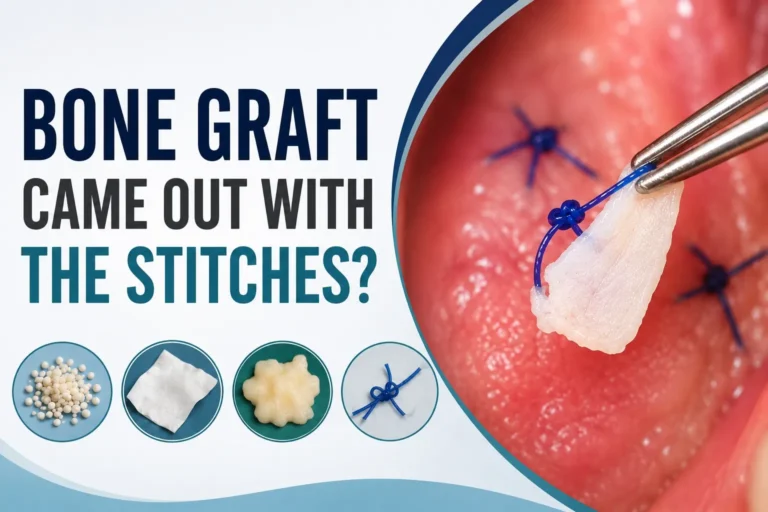 Bone Graft Came Out With The Stitches