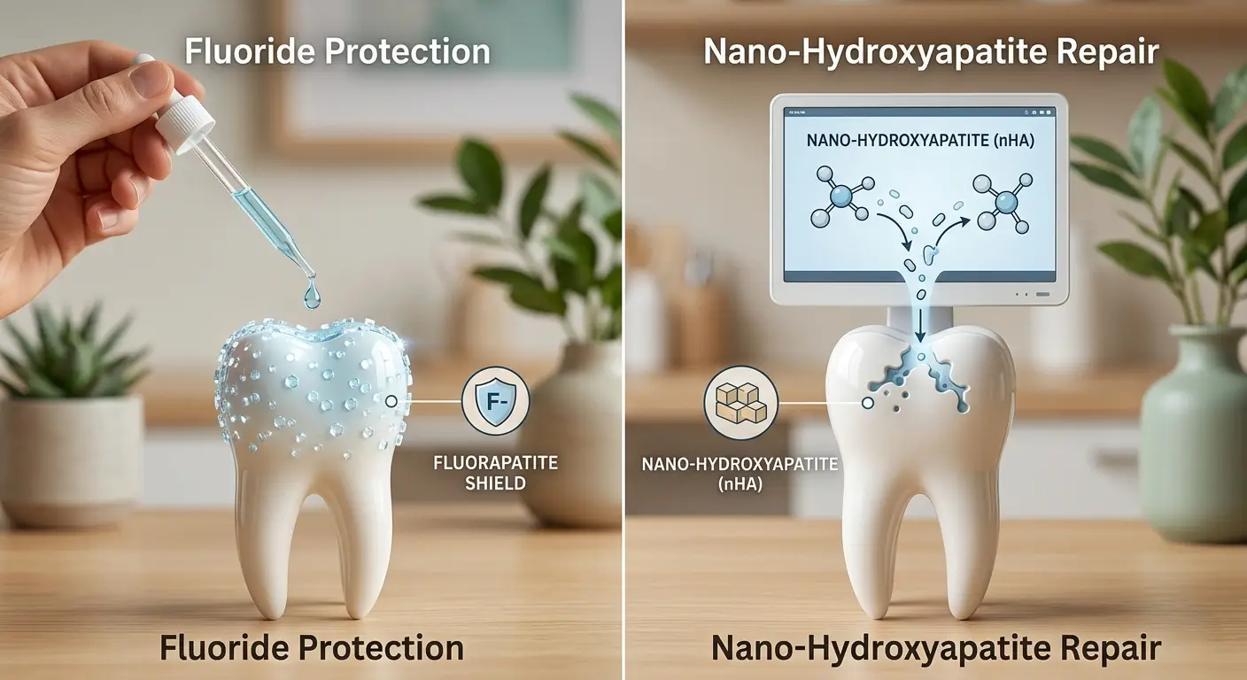 Nano-Hydroxyapatite vs. Fluoride