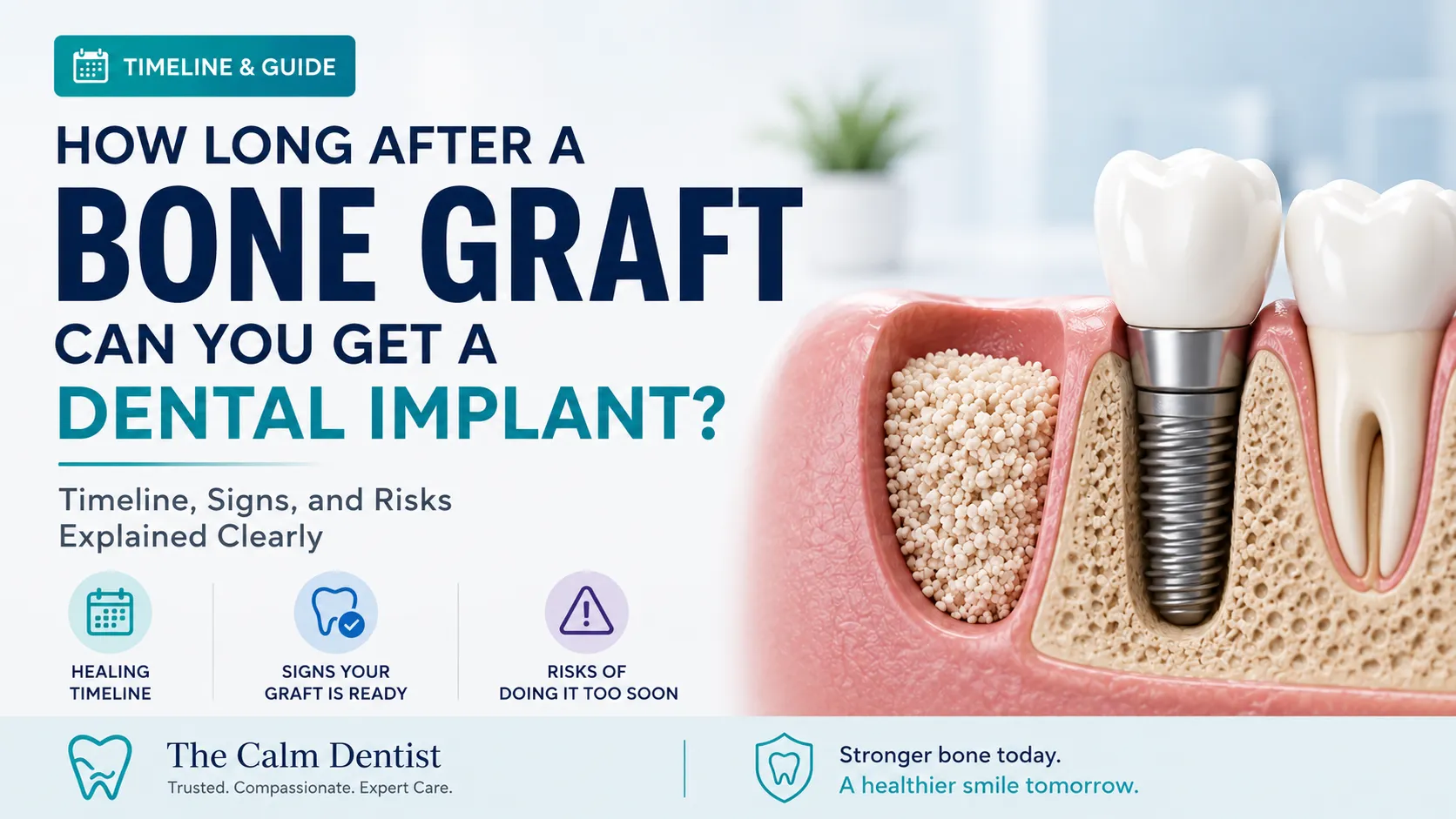 how long after bone graft can i get a dental implant