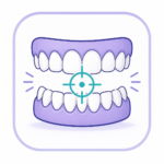 Bite feels off and dental occlusion guide icon