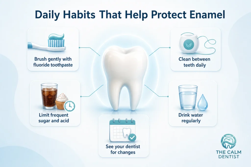 Five daily habits that help protect tooth enamel